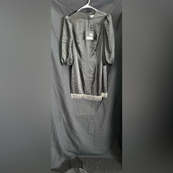 Mac Duggal 26672 Beaded Fringe Hem Mini Dress - Picture 5 of 9